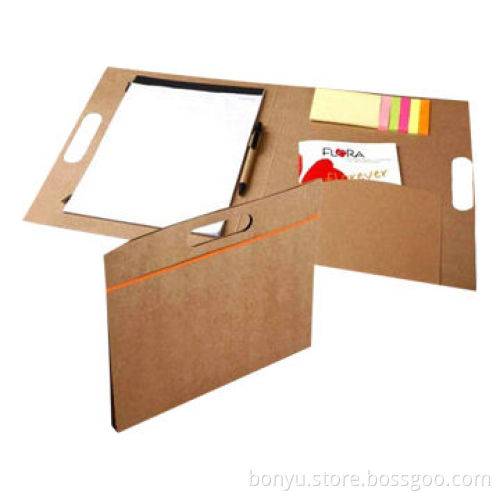 Eco-friendly notepad with file folder function, suitable for office stationery and promotion